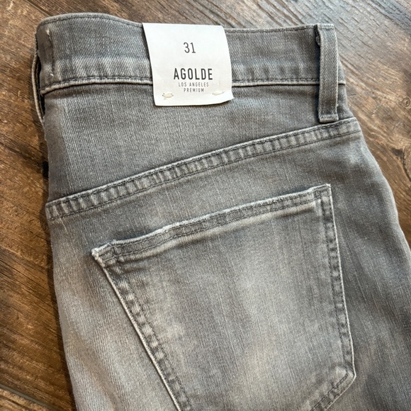 NEW AGOLDE Slim Fit Bedford Grey Denim Women's Size 31 - Picture 12 of 16